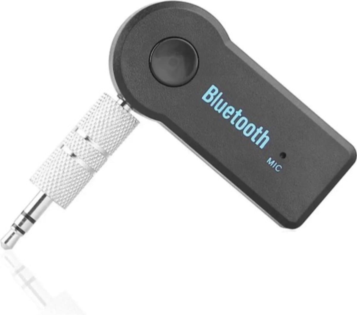 2 in 1 Draadloze Bluetooth 5.0 Ontvanger - 3.5mm Jack Adapter geschikt voor Auto - Muziek luisteren en bellen - Inclusief microfoon — afbeelding 1