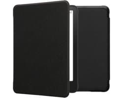 kwmobile e-reader hoesje geschikt voor Amazon Kindle Paperwhite (2024)/Colorsoft hoes - E reader flip case met magnetische sluiting - Ereader cover in zwart
