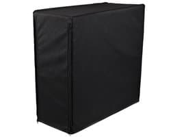 CPU desktop host Oxford stoffen stofhoes, waterdichte desktop computer host stofhoes, compleet pakket met rits, antistatische en vochtbestendige CPU toren PC stofhoes, zwart, 50*21*46cm