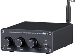 RFWR® Mini Bluetooth Stereo Versterker met 100W x 2 - 2.0 Kanaals HiFi Versterker voor Draadloze Geluidsstreaming — thumbnail 1