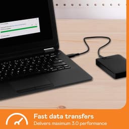 RFWR® 2 TB Draagbare Externe Harde Schijf - USB 3.0, Zwart — thumbnail 2