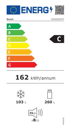 Bosch Serie 4 KGN392WCF - Vrijstaande koel-vriescombinatie - Total NoFrost; Nooit meer ontdooien - Zeer stil - VitaFresh XXL 0°C: houd etenswaren langer vers met extra ruime vershoudlades - Wit — thumbnail 17