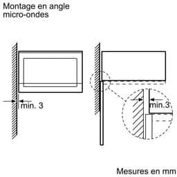 Bosch BFL554MB0 - Serie 6 - Inbouwmagnetron - 25 l - 900 W - Eenvoudig te reinigen: hydrolyse - Zwart — thumbnail 9