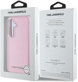 Karl Lagerfeld MagSafe - Samsung Galaxy S25 Plus Hoes - Rood - Saffiano Materiaal - Luksueus Design — thumbnail 4