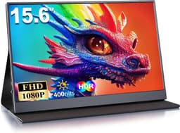 ZRSS® Portable monitor - Draagbaar scherm voor laptop - Extra beeldscherm - 15,6 Inch — thumbnail 1