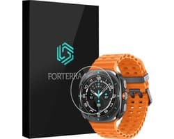 Screenprotector Geschikt voor Samsung Galaxy Watch Ultra (47 mm) - Sterk & Shockproof - Tempered Glass - Gehard Glas - Beschermglas Screen Cover - Bescherm Protector voor Smartwatch