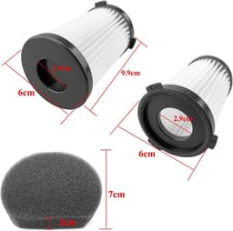 Allecto Plus - 4 filters en 4 sponzen voor stofzuiger - Handig hulpmiddel voor een schonere woning — thumbnail 3