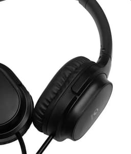 Anti straling Air Tube Koptelefoon Over-Ear HA08B – iBrain Zwart - 3.5 mm Jack — thumbnail 2