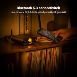 RFWR® Bluetooth Stereoversterker Mini Amp met VU Meter voor Passieve Luidsprekers - HiFi Ontvanger — thumbnail 5