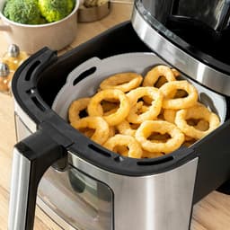 Pack Luchtfriteuse met mand en Opvouwbaar siliconen mandje voor airfryer InnovaGoods — thumbnail 14