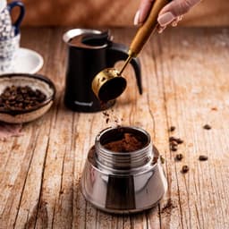Klausberg Espressokoffiezetapparaat KB-7845 – 6 Kopjes – RVS – Geschikt voor Inductie - Espresso Maker - 300ml - Percolator — thumbnail 5