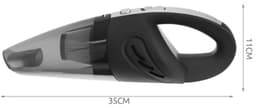 Xtrobb snoerloze autostofzuiger – krachtig en USB-C oplaadbaar – nat/droog, met accessoires — thumbnail 3