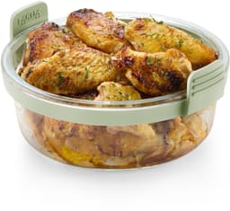 Lékué Airfryer Ovenschaal ø 20 cm - Glas - Transparent — thumbnail 11