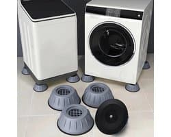 Wasmachine trillingsdemper - Wasmachine Demper - Trillingsdemper - Anti Slip Trilmats - Schokdemper - 4 Stuks Anti Tril Poten