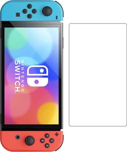 Screenprotector Geschikt voor Nintendo Switch OLED Screenprotector Tempered Glass Screen Protector Gehard Glas — thumbnail 5