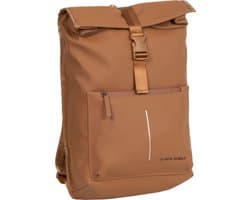 New Rebels William Baltimore Cognac 13L Rolltop Rugzak Waterafstotend Laptop 14