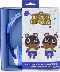 Animal Crossing - kinderkoptelefoon - volumebegrenzing - verstelbaar - comfortabel (blauw) — thumbnail 4