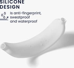 kwmobile band voor koptelefoon - geschikt voor AppleAirPods Max / AirPods Max 2 - Hoofdband cover van zacht siliconen materiaal - In wit — thumbnail 4