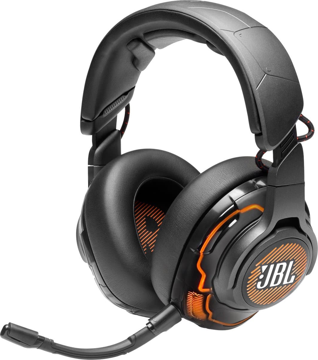 JBL Quantum ONE - Premium Gaming Headset - USB Over-ear met Active Noise Cancelling - QuantumSPHERE 360 met Headtracking - JBL Quantum Engine - Hi-Res Audio - PC - Zwart — afbeelding 1