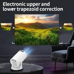 Mini projector met Wi-Fi - 1080P ondersteuning - 270° verstelbaar - ideaal voor thuisgebruik - SnelShoppen — thumbnail 1