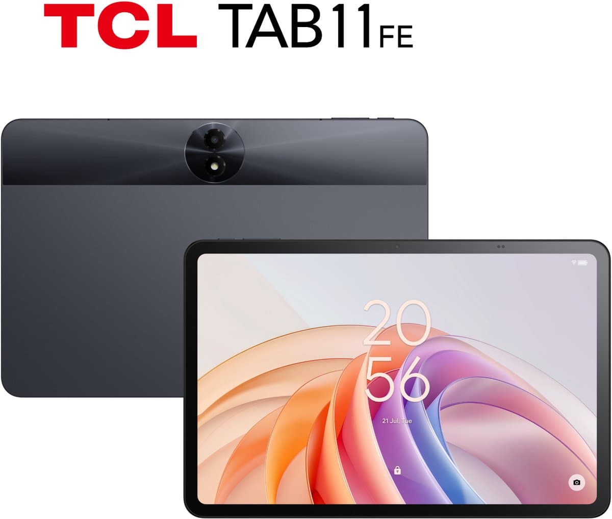TCL TAB 11 FE LTE 4G Mediatek 128 GB 27,9 cm (11") 4 GB Wi-Fi 5 (802.11ac) Android 14 Grijs — afbeelding 1