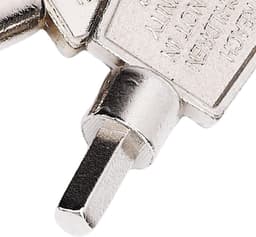 SnelShoppen - 2x Freezer Sleutel, Koelkast Deur Sleutel, Draagbare Vijfhoekige Duurzame Aluminium Legering Veiligheid Sleutel voor Glasdeuren, Kast en — thumbnail 2