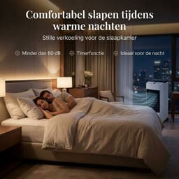 3-in-1 Luchtkoeler – Koelen, Bevochtigen en Lucht Zuiveren in Één Apparaat - Aircooler — thumbnail 3