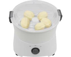 Elektrische Aardappelschilmachine - Automatische Schilmachine - Snel Groenten Schillen - Eén Knop Bediening - 1 kg Capaciteit - Wit
