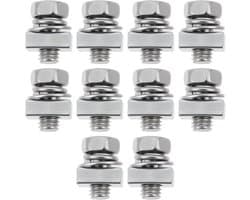 Grasmaaier batterij bevestiging M5x10mm - 20 stuks vierkante moer schroef set - vervang oude hardware - ShopVlot