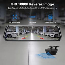 Solidchoice - Dashcam met 10 Inch Touchscreen en Achteruitrijcamera — thumbnail 4