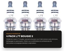 Dailygoods- Bougie L7T 4-Pack - 2-Takt Bougie - Vervangende Accessoires - Universele Bougie - Hoogwaardige Kwaliteit - Verbeterde Motorprestaties - Spark Plug — thumbnail 1
