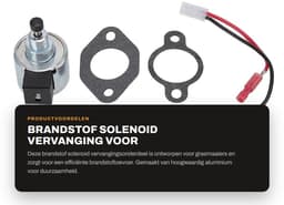 Dailygoods- Carburateur Solenoid Vervanging - Grasmaaier Accessoire - Hoogwaardig Aluminium - Eenvoudig te Installeren - Betrouwbare Onderdelen - Duurzaam Materiaal - Brandstofmagneet — thumbnail 1