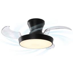 Evolar Plafondventilator met Verlichting - 71 cm -Stille Plafondlamp met Ventilator - Dimbaar Warm Wit Licht (LED) - EVO-CF3050BW — thumbnail 1
