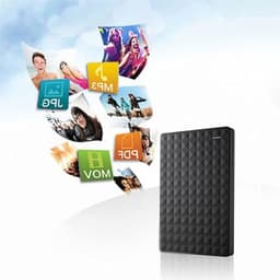 Externe Harde Schijf - Draagbare Opslag - Bestanden Opslaan - Plug and Play - 2TB - Zwart — thumbnail 1