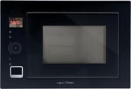 Inbouwmagnetron met Grill - Keukenapparaat - Snel Eten Bereiden - 25 Liter Capaciteit - 900 Watt - Zwart — thumbnail 1