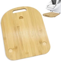 Keukenmachine Rolplank - Mobiele Keukenmachine - Keuken Werkblad - Massief Eiken Hout - 38x31cm - Natuurlijk Hout — thumbnail 1