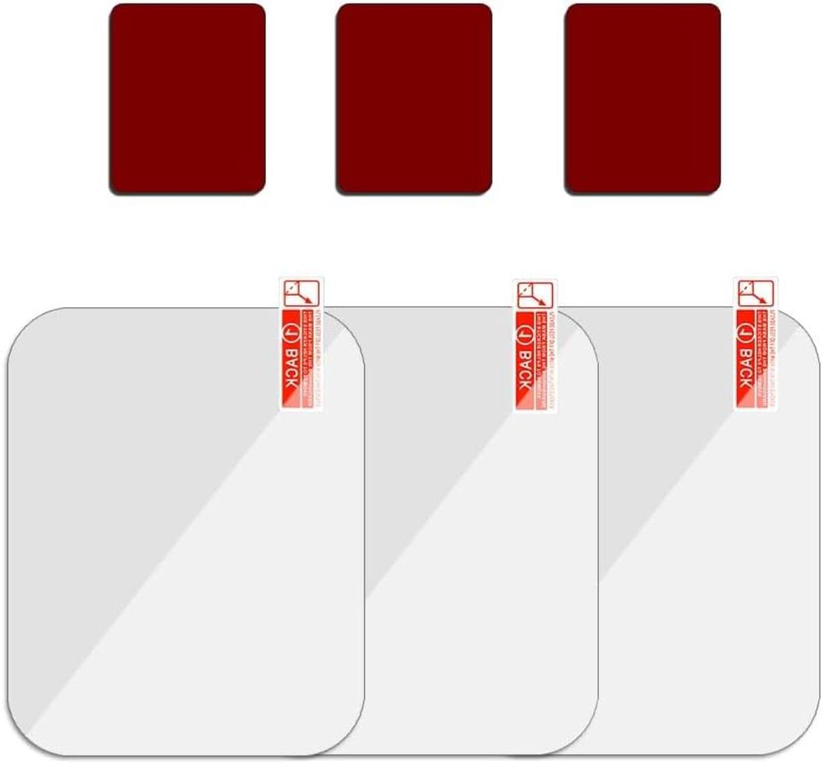 Dubbelzijdig Tape - Plakstrips Vervanging - Bevestiging Houder - Inclusief Statische Film - 3 Stuks - Zwart — afbeelding 1