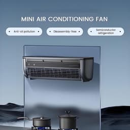 Mini Airco - Draagbare Koeler - Kleine Ruimtes Koelen - Wandmontage Mogelijk - 36x15x15cm - Zwart — thumbnail 3