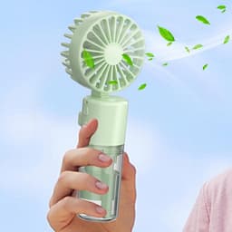 Water mistventilator - Draagbare koeler - Buiten verkoeling - Opvouwbaar design - 172H cm - Groen — thumbnail 3