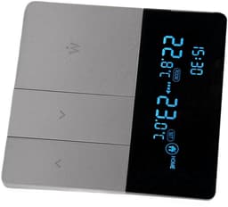 Vloerverwarming Thermostaat - Slimme Regelaar - Comfort Verwarmen - Groot LCD Scherm - 3 Meter Kabel - Wit — thumbnail 1