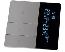 Vloerverwarming Thermostaat - Slimme Regelaar - Comfort Verwarmen - Groot LCD Scherm - 3 Meter Kabel - Wit