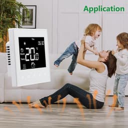 Programmeerbare Vloerverwarming Thermostaat met LCD Touchscreen voor Watergedragen Systemen — thumbnail 5