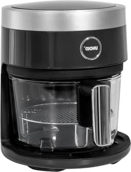 Heteluchtfriteuse Glas - Airfryer Frituurpan - Gezond Koken - 4.5 Liter Inhoud - 800g Friet - Zwart — thumbnail 1