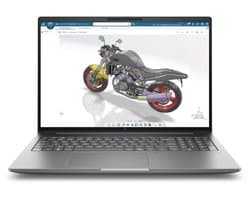 HP Zbook X G2i laptop Copilot+ Intel Core Ultra 7 356H - 40,6 cm (16") WUXGA - 32 GB DDR5-SDRAM - 1 TB SSD - NVIDIA RTX PRO 2000 Blackwell Wi-Fi 7 (802.11be) Windows 11 Pro AI Workstation, AI PC Zilver