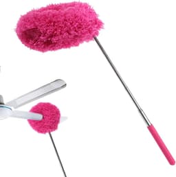 Stofwisser - Plumeau Verenwisser - Huishoudelijk Schoonmaken - Intrekbaar Ontwerp - 33-80 cm - Rood — thumbnail 4