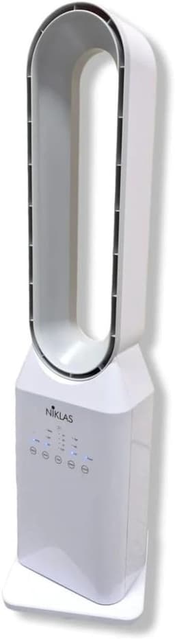 Bladloze Ventilator - Torenventilator Zuilventilator - Ruimte Verkoelen - Zonder Zichtbare Bladen - 12 x 23 x 90 cm - Wit — thumbnail 5