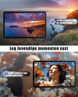 SnelShoppen - 12 Inch Android Tablet 2K Scherm, 16GB RAM + 128GB ROM, T615 Octa-Core, 16MP Dual Camera, 8000mAh, Dual-band WiFi, Face ID, GPS — thumbnail 5