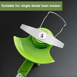 SnelShoppen - 12 Stuks Metaal Grasmaaier Blades - Hoogwaardige RVS Snijbladen voor Grasmaaier - Ideaal voor Tuinonderhoud en Trimmers - Duurzaam en Ro — thumbnail 2