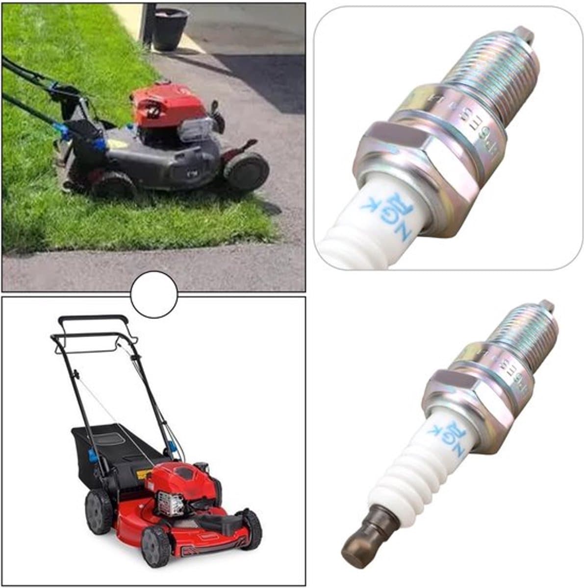 Dailygoods- Onderhoudskit voor Grasmaaier - Inclusief Bougie - Luchtfilters - Compatibel met Mountfield SP164/SP185 - Essentiële Componenten - Betrouwbare Prestaties - Grasmaaier Onderhoudsset — afbeelding 1