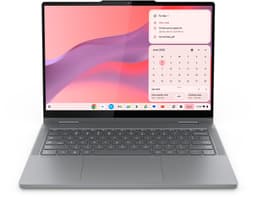 Lenovo Chrome 2in1 14ITN10 Intel® N N150 Chromebook 35,6 cm (14") Touchscreen WUXGA 4 GB LPDDR5-SDRAM 128 GB UFS Wi-Fi 6E (802.11ax) ChromeOS Engels Grijs — thumbnail 1